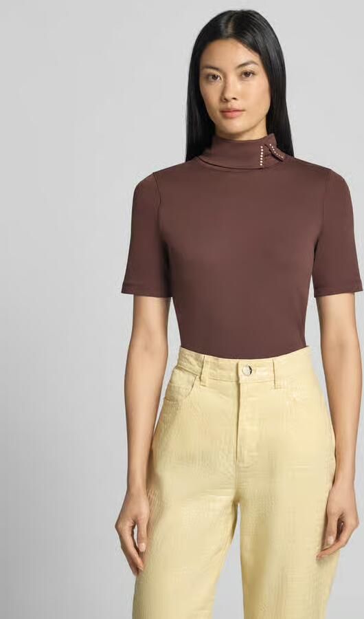 Marc Cain Slim fit t-shirt van katoenmix - Foto 2