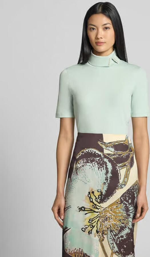 Marc Cain Slim fit t-shirt van katoenmix - Foto 3