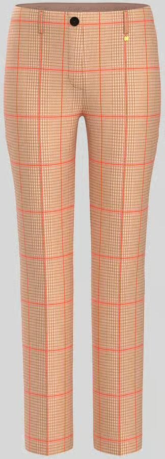 Marc Cain Smalle broek met kettingdetail