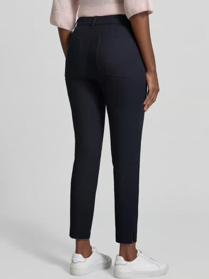 Marc Cain Slim fit broek van katoenmix - Foto 2