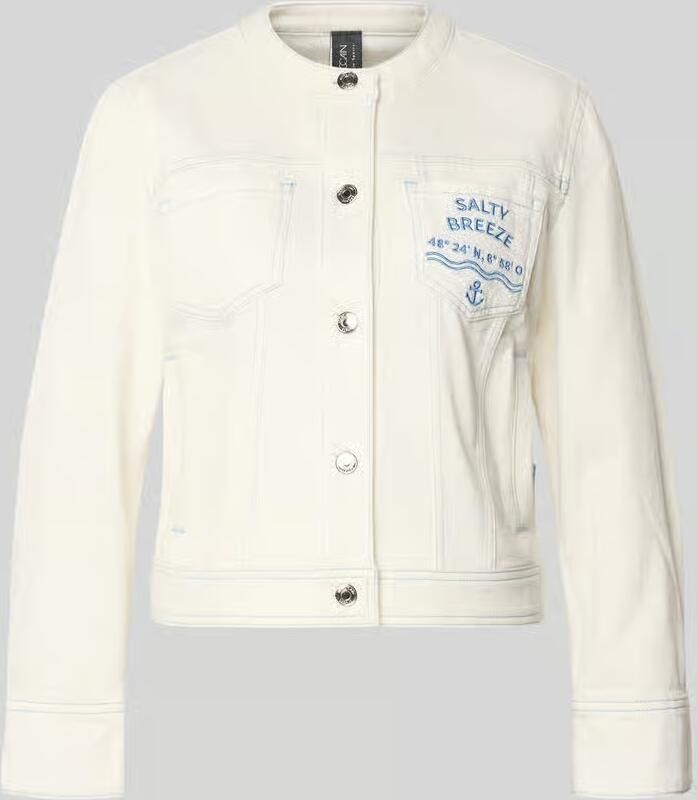 Marc Cain Spijkerjack met motief- en statement-stitching - Foto 2