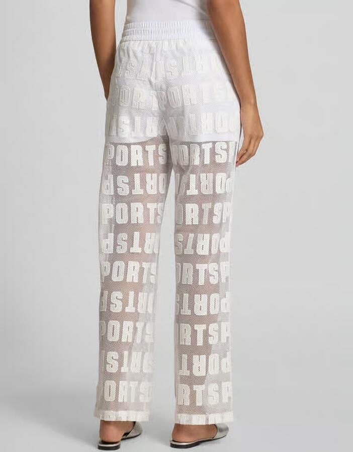 Marc Cain Stoffen broek in semi-transparant design - Foto 2