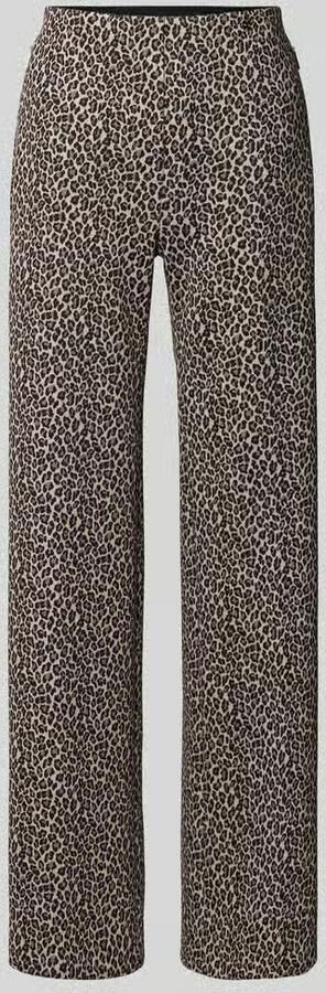 Marc Cain Stoffen broek met elastische band
