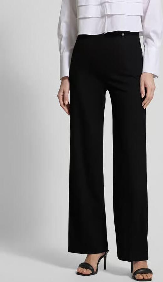 Marc Cain Stoffen broek met elastische band - Foto 3