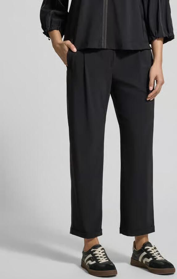 Marc Cain Stoffen broek met elastische band - Foto 3
