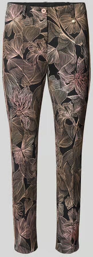 Marc Cain Stoffen broek met Franse steekzakken