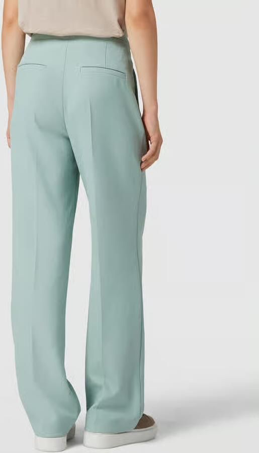 Marc Cain Stoffen broek met persplooien