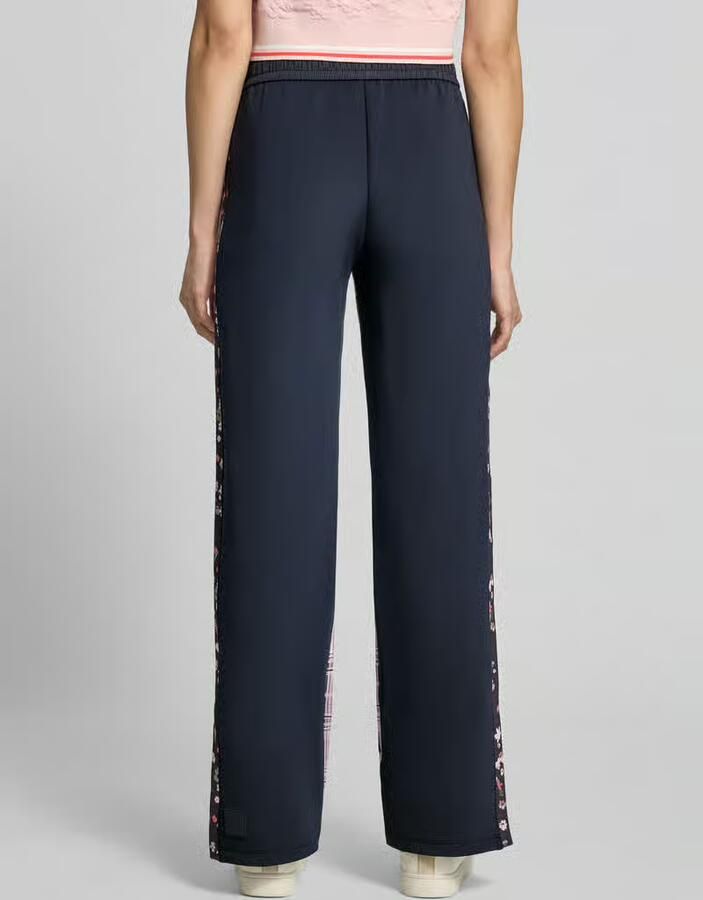 Marc Cain straight fit broek met elastische band - Foto 2