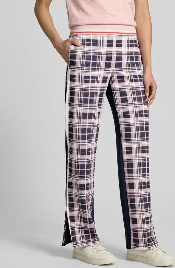 Marc Cain straight fit broek met elastische band - Foto 3