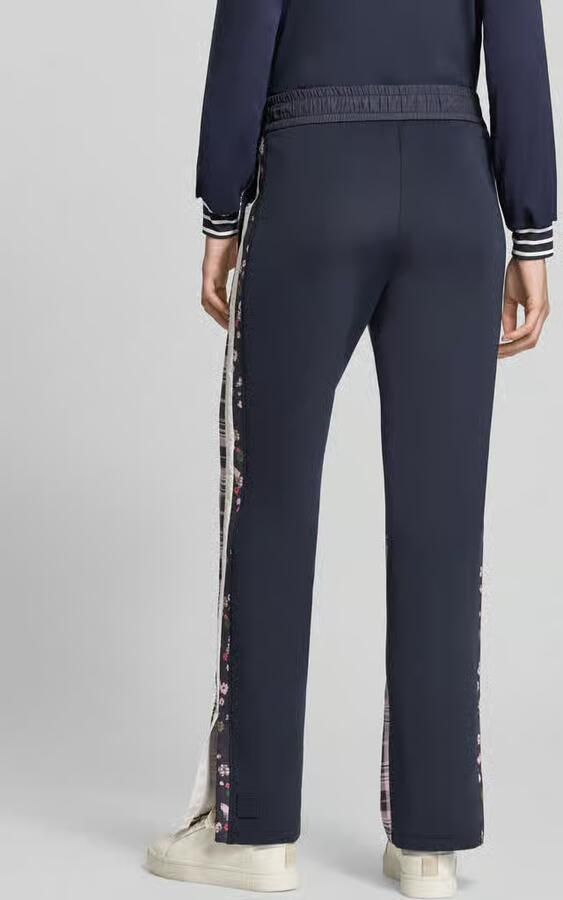 Marc Cain straight fit broek met geruit motief - Foto 2