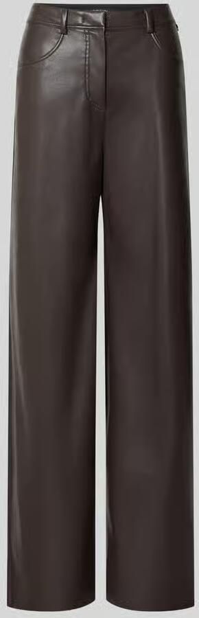 Marc Cain straight fit broek met steekzakken