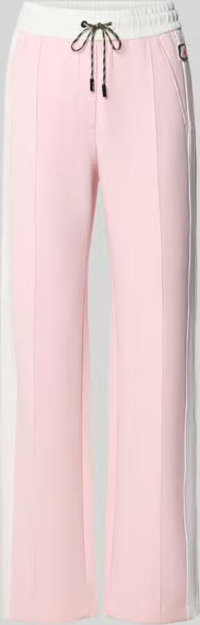 Marc Cain straight fit broek met tunnelkoord
