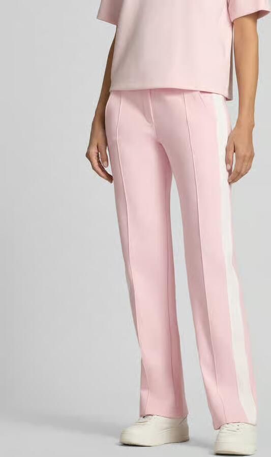 Marc Cain straight fit broek met tunnelkoord - Foto 3