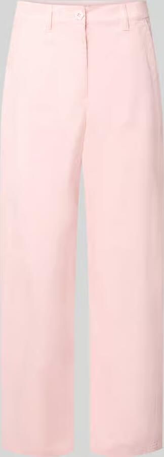 Marc Cain straight fit broek van katoenmix - Foto 3