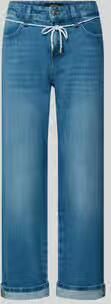 Marc Cain Straight fit Jeans met gefixeerde zooms