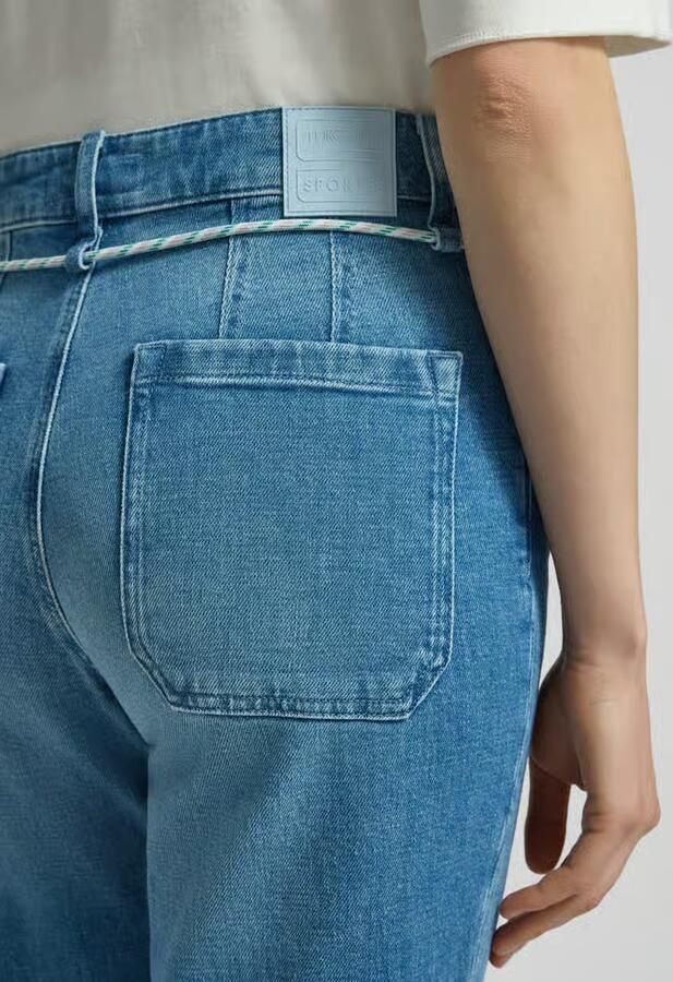 Marc Cain Straight fit Jeans met gefixeerde zooms - Foto 2
