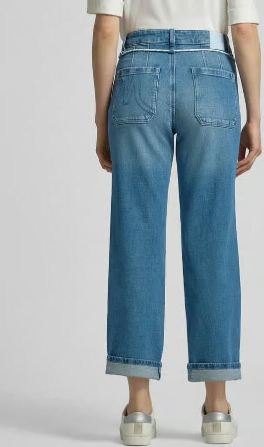 Marc Cain Straight fit Jeans met gefixeerde zooms - Foto 4