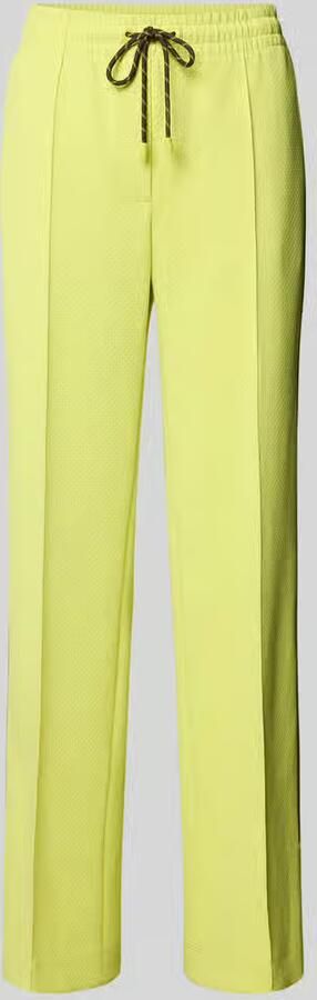 Marc Cain Straight fit joggingbroek met tunnelkoord