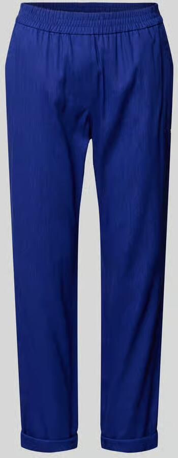 Marc Cain straight fit linnenbroek met viscose - Foto 2