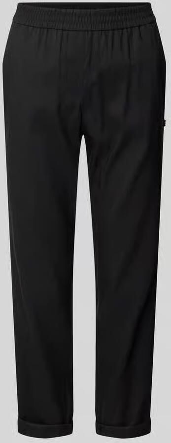 Marc Cain straight fit linnenbroek met viscose - Foto 2