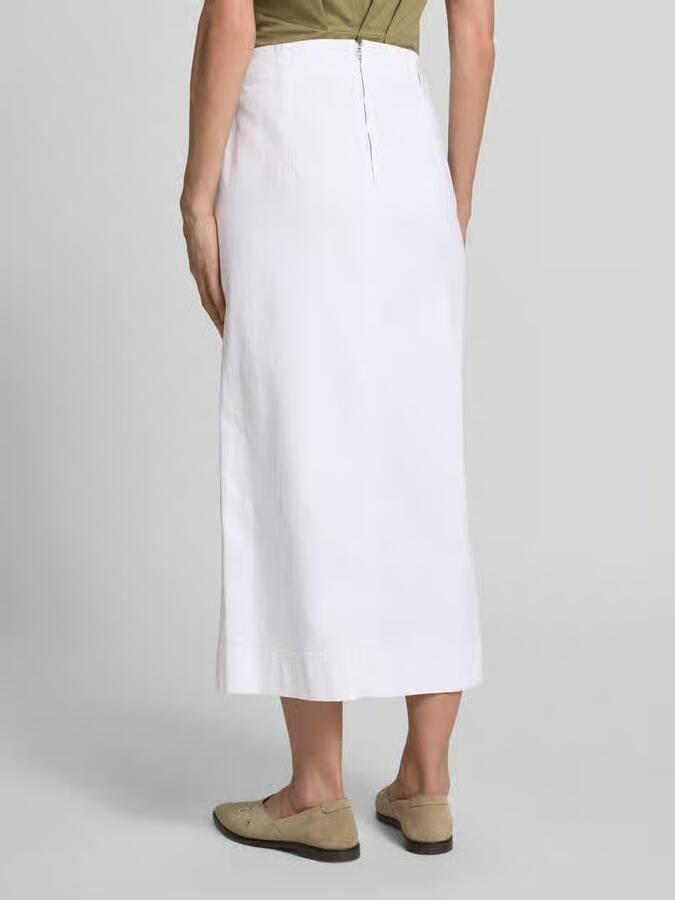 Marc Cain straight fit midirok in denimlook - Foto 2
