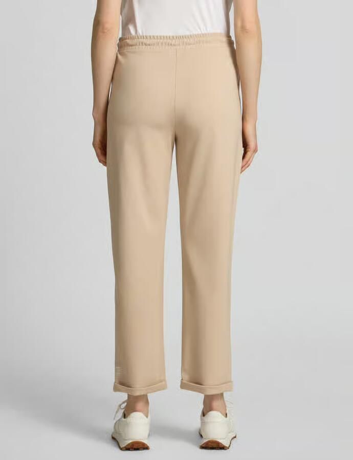 Marc Cain Straight fit stoffen broek met siernaden - Foto 2