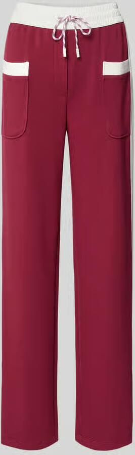 Marc Cain Straight fit sweatpants met opgestikte zakken - Foto 2