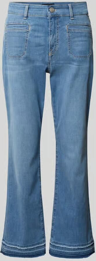 Marc Cain Straight Leg Jeans met rafelzoom - Foto 2