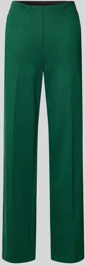 Marc Cain Straight leg pantalon met persplooien - Foto 2