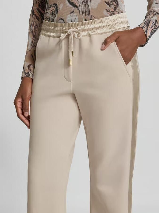 Marc Cain Sweatpants met elastische band en tunnelkoord