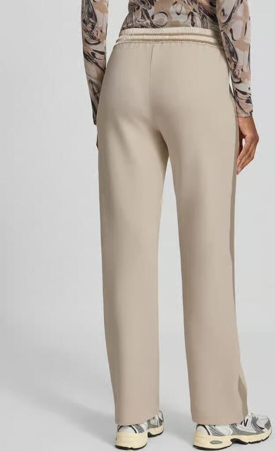 Marc Cain Sweatpants met elastische band en tunnelkoord