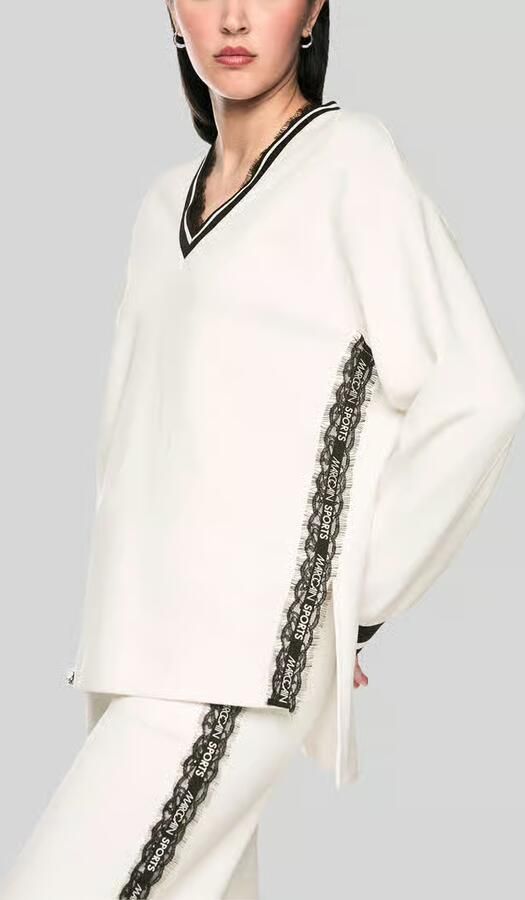 Marc Cain Sweatshirt met kant - Foto 2