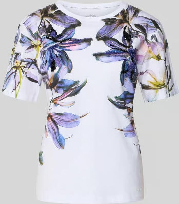 Marc Cain T-shirt in all-over look met pailletten - Foto 2