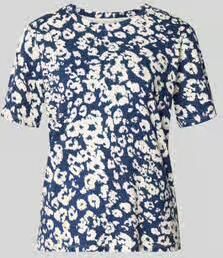 Marc Cain T-shirt in all-over look met ronde hals