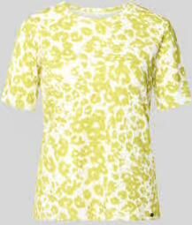 Marc Cain T-shirt in all-over look met ronde hals
