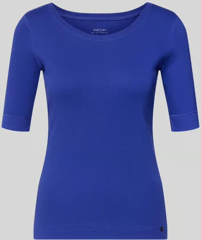 Marc Cain T-shirt in riblook met 1 2-mouwen - Foto 2