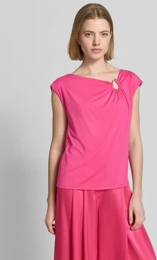 Marc Cain T-shirt met asymmetrische hals - Foto 4