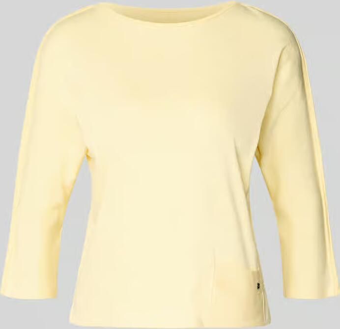Marc Cain T-shirt met boothals en 3 4-mouwen