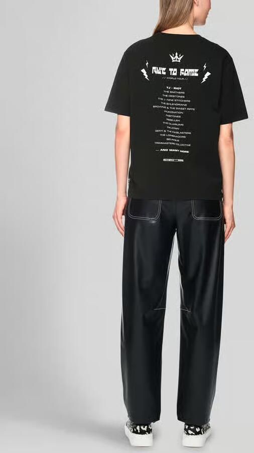 Marc Cain T-shirt met Catitude-motiefprint - Foto 2