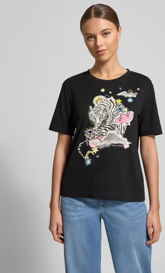 Marc Cain T-shirt met halflange mouwen - Foto 4