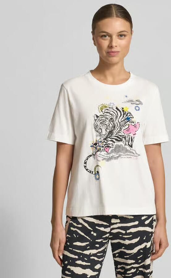 Marc Cain T-shirt met halflange mouwen - Foto 4