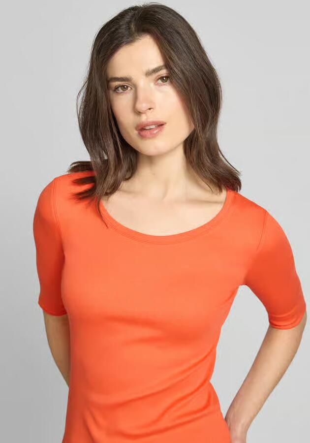 Marc Cain T-shirt met labelapplicatie