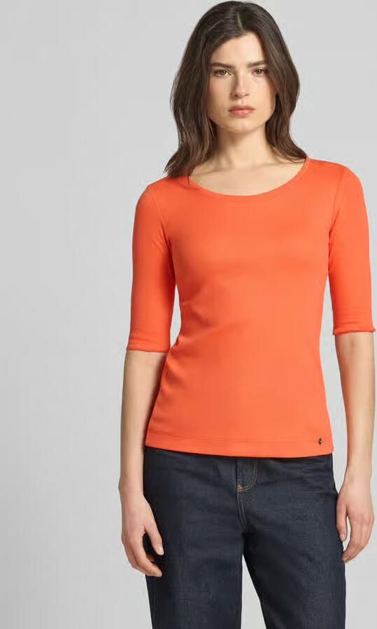 Marc Cain T-shirt met labelapplicatie - Foto 3