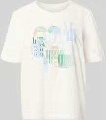 Marc Cain T-shirt met motiefprint en pailletten
