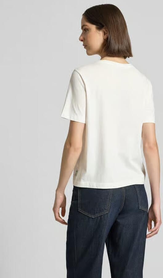 Marc Cain T-shirt met motiefprint en pailletten - Foto 3
