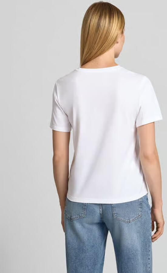 Marc Cain T-shirt met motiefprint en ronde hals - Foto 3