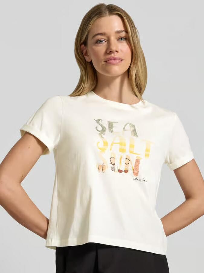 Marc Cain T-shirt met motiefprint