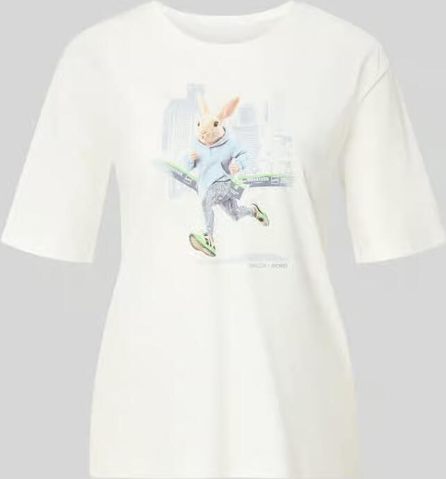Marc Cain T-shirt met motiefprint - Foto 2