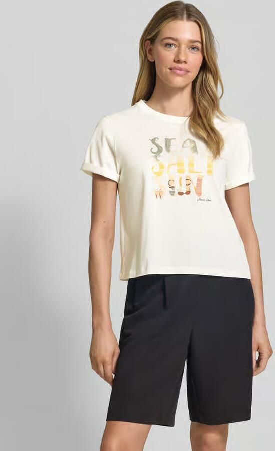 Marc Cain T-shirt met motiefprint - Foto 3