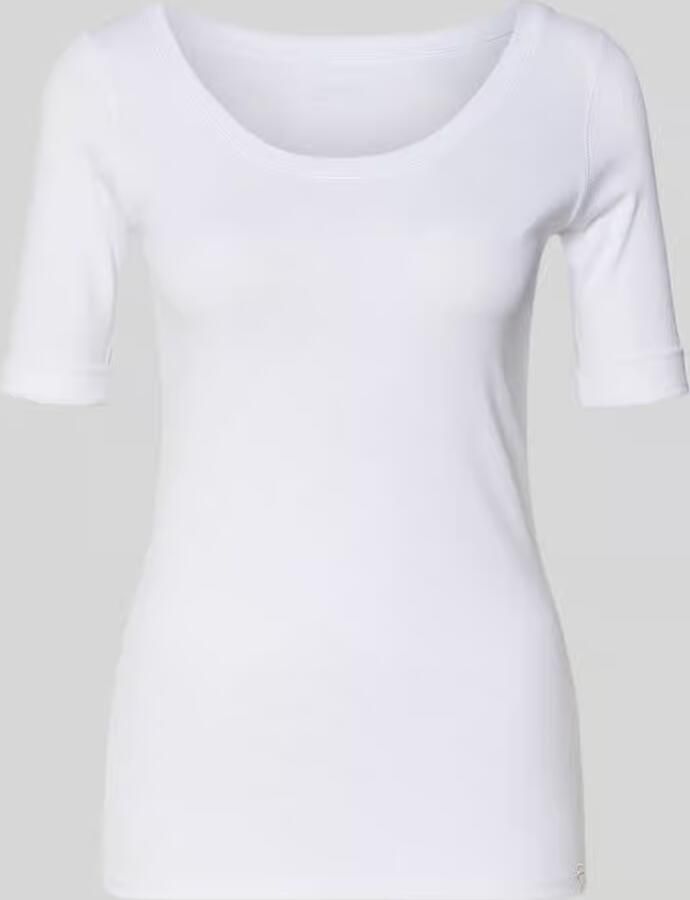 Marc Cain Elastisch Katoenen Jersey Shirt White Dames - Foto 2